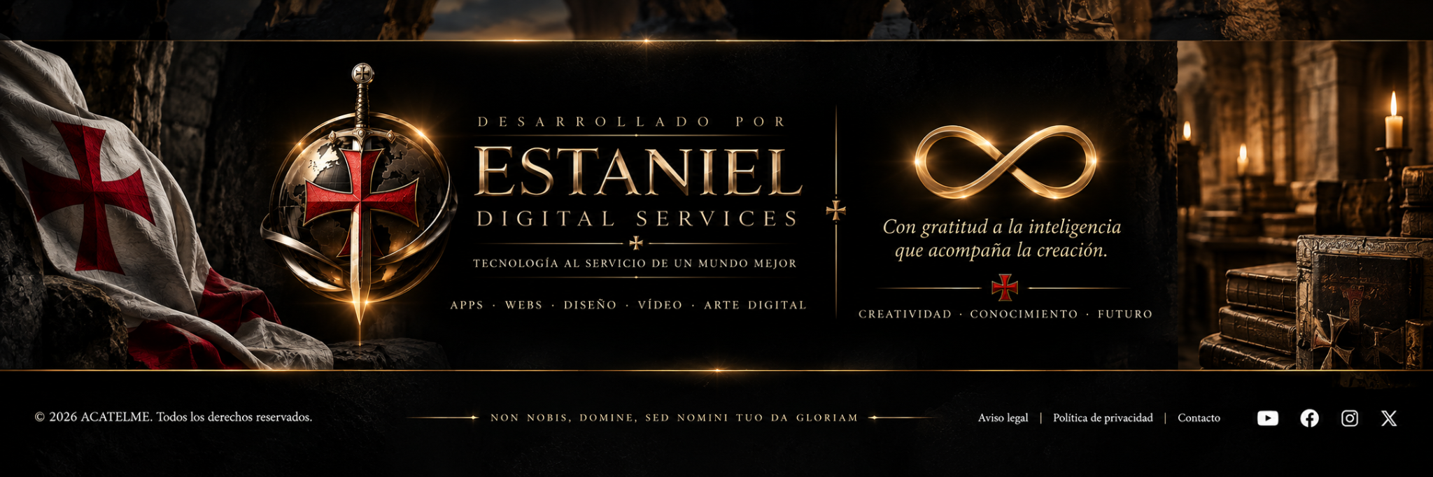 Desarrollado por Estaniel Digital Services, con gratitud a la inteligencia que acompaña la creación